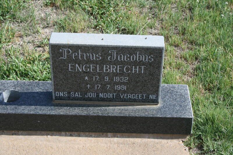 ENGELBRECHT Petrus Jacobus 1932-1991