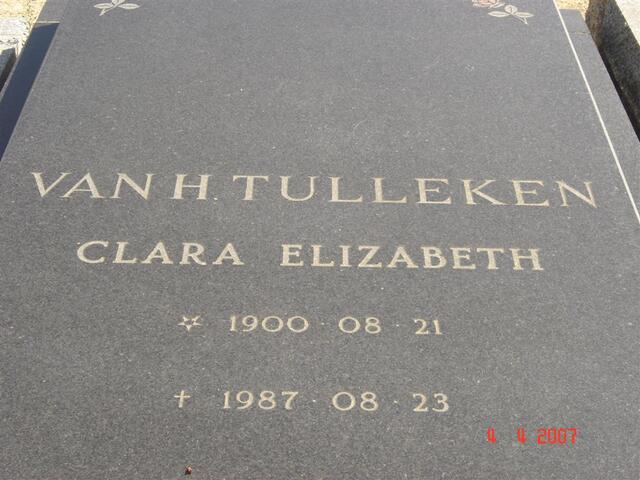 TULLEKEN Clara Elizabeth, van H. 1900-1987