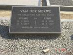 MERWE Schalk, van der 1906-1987 & Lenie 1906-1987