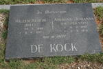 KOCK Willem Bergh, de 1888-1977 & Andrina Johanna DU PLESSIS 1892-1978