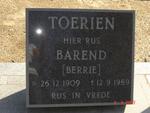 TOERIEN BAREND 1909-1989