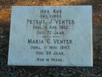 VENTER Petrus J. -1932 & Maria C. -1947