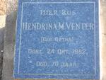 VENTER Hendrina M. nee BOTHA -1952 