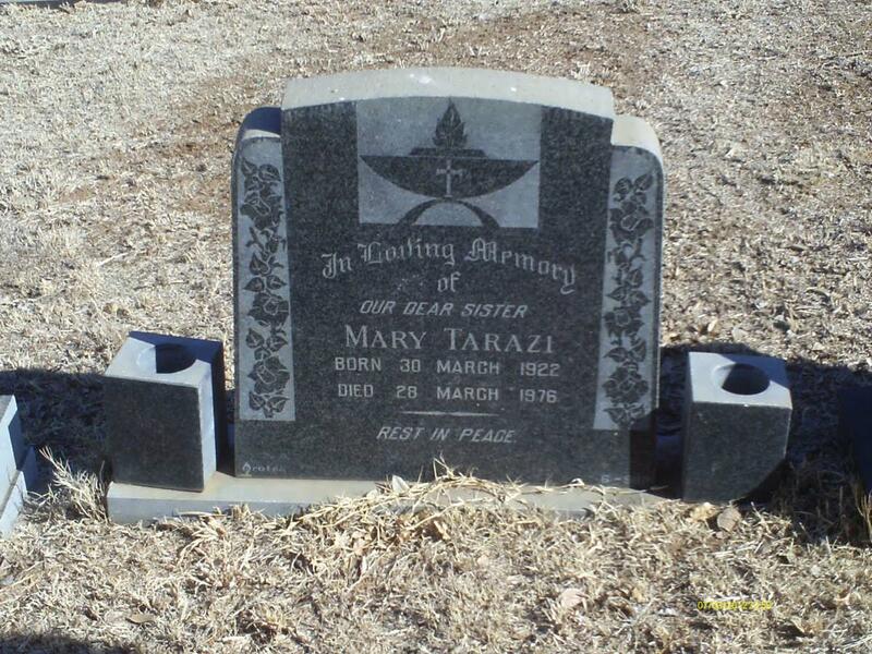 TARAZI Mary 1922-1976