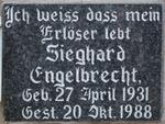 ENGELBRECHT Sieghard 1931-1988