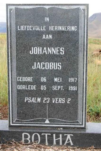 BOTHA Johannes Jacobus 1917-1991