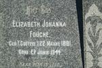 FOUCHE Elizabeth Johanna geb COETZEE 1881-1944