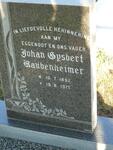 RAUBENHEIMER Johan Gysbert 1892-1975