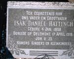 HATTINGH Isak Daniel 1858-1918