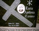 CASCONE Lucia Apollonia 1894-1967