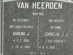 HEERDEN Barend J., van 1896-1965 & Cornelia J.J. KRUGER 1906-