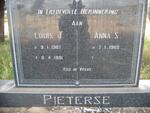 PIETERSE Louis J. 1907-1981 & Anna S. 1909-