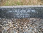 COETZEE Anna Elizabeth nee DAVIES 1889-1933
