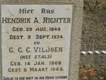 RICHTER Hendrik A. 1848-1934 :: VILJOEN C.C.C. nee STALS 1868-1945