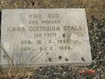 STALS Anna Gertruida nee DU TOIT 1855-1938