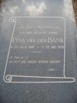 BANK Pina, van der 1897-1978
