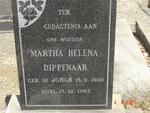 DIPPENAAR Martha Helena nee DE JONGH 1906-1963