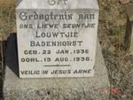 BADENHORST Louwtjie 1936-1938