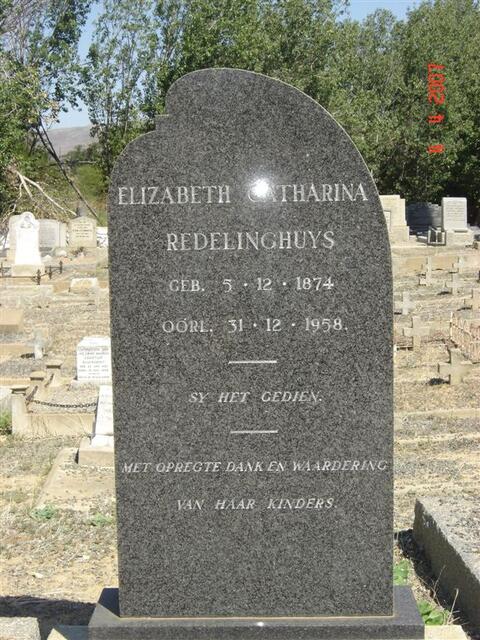 REDELINGHUYS Elizabeth Catharina 1874-1958