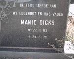 DICKS Manie 1903-1978