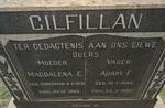 GILFILLAN Adam F. 1884-1965 & Magdalena E. 1891-1964