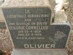 OLIVIER Hendrik Corneluis 1929-1929