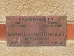 HANLEY M.P. 1912-1996 & Sophia Elizabeth GOOSEN 1911-1990