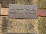 DOLD Mavis Olive 1904-1996
