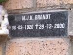 BRANDT M.J.K. 1920-2000