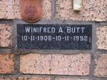 BUTT Winifred A. 1908-1992