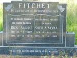 FITCHET Dick Albert 1922-1979 & Sheila Mora 1922-2004