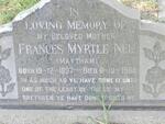 NEL Frances Myrtle nee MAYTHAM 1897-1968