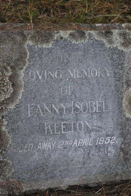 KEETON Fanny Isobel -1952