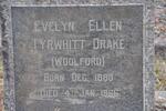 DRAKE Evelyn Ellen, Tyrwhitt nee WOOLFORD 1880-1966