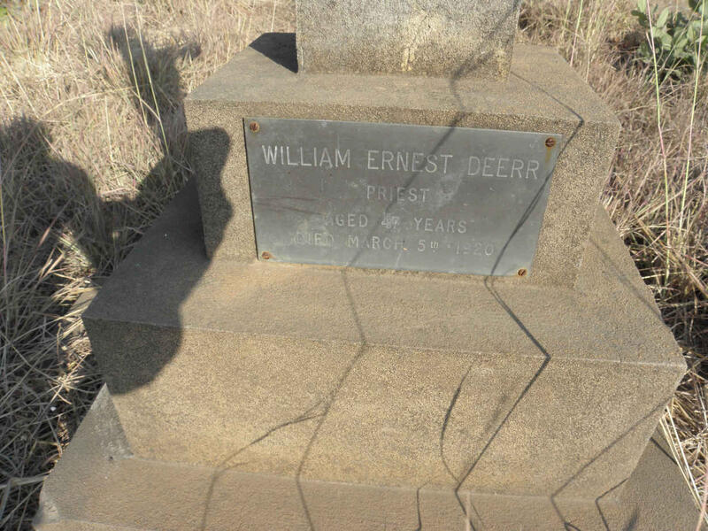 DEERR William Ernest -1920