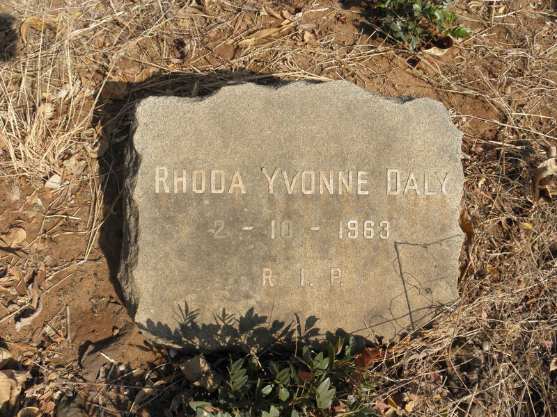 DALY Rhoda Yvonne -1963
