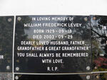 LEVEY William Frederick 1929-2003