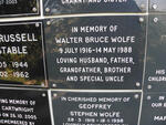 WOLFE Walter Bruce 1916-1988