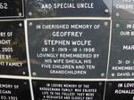 WOLFE Geoffrey Stephen 1919-1998