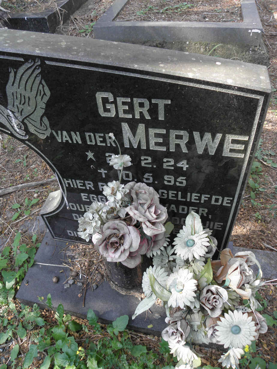 MERWE Gert, van der 1924-1995