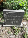 RHEEDER Netta 1908-1991
