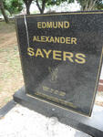 SAYERS Edmund Alexander 1940-1997