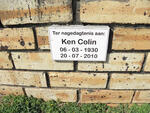 COLIN Ken 1930-2010