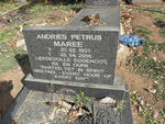 MAREE Andries Petrus 1921-2000