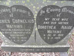 WATKINS ?Andries Cornelius 1902-1975 & Dorothea NAUDE 1908-1969
