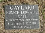 GAYLARD Eunice Lorraine 1919-2002