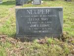 NEUPER James Ludwig 1892-1946 & Lillian Mary 1892-1930