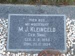 KLEINGELD M.J. nee SMAL 1853-1934