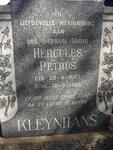 KLEYNHANS Hercules Petrus 1887-1960