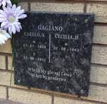 GAGIANO Carelo A. 1939-2011 & Cecilia 1943-
